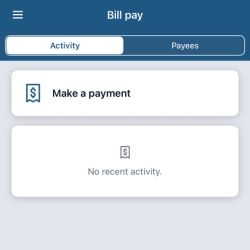 Mobile App Bill Pay